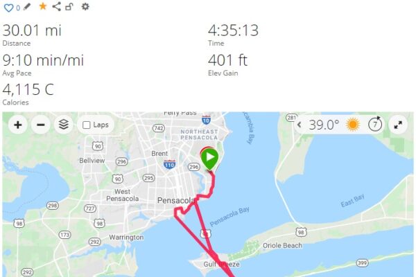 2015 Octabridge 30 Mile Run – Marathon #4