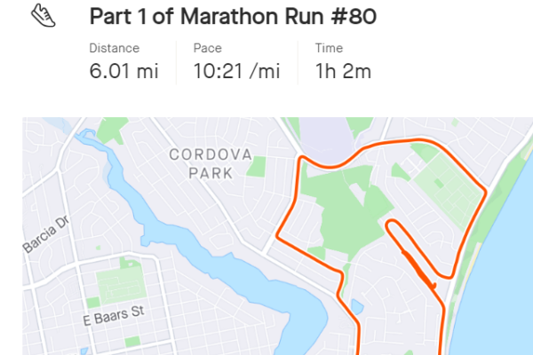 Pacing Marathon Training Group – Marathon #80