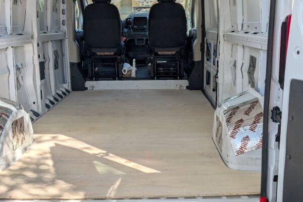 Van Build Post #4: Sound Deadening & Subfloor