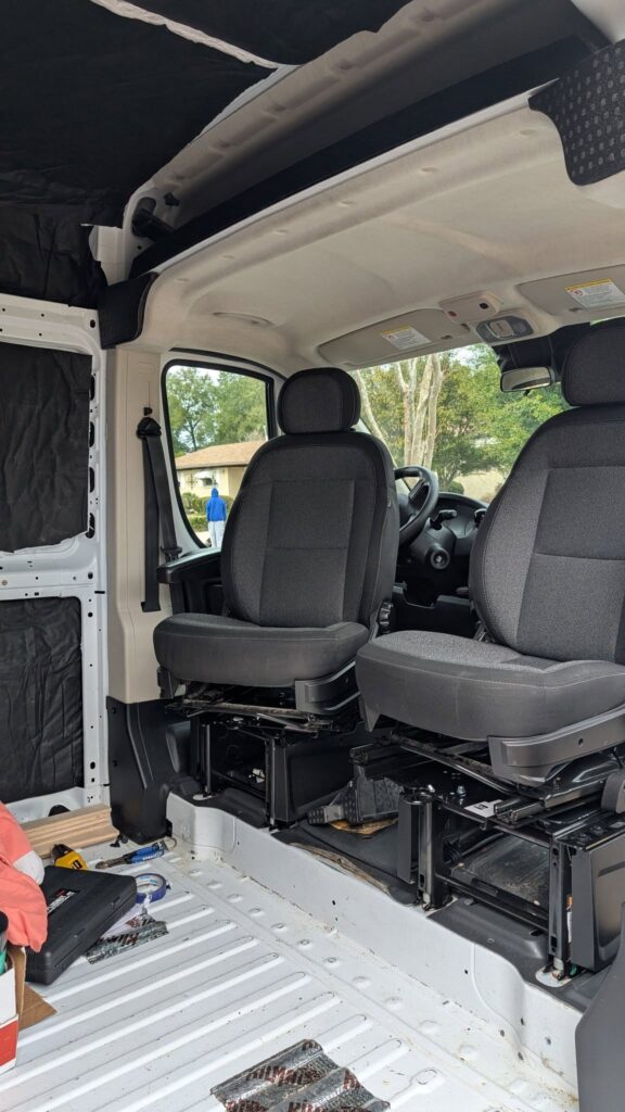 Van Build Post #7: Swivel Seats