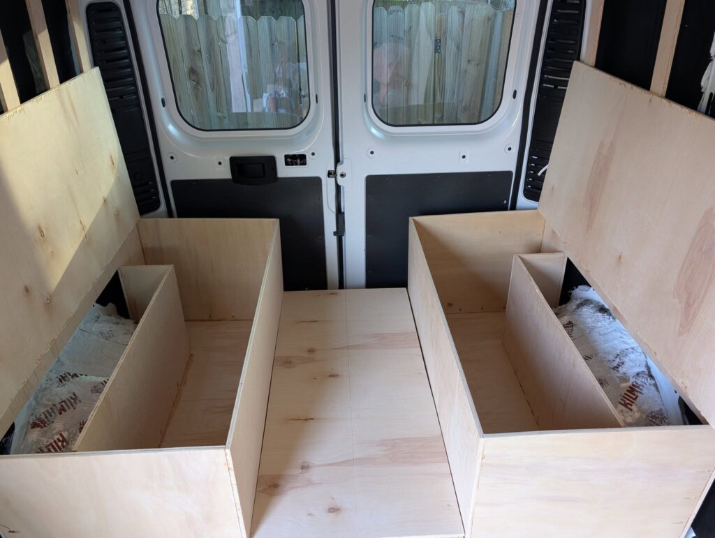 Van Build Post #13 – Utility/Bed/Table Seats – Part 1