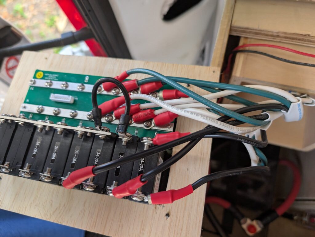 Van Build Post #27 – Electrical System, Passenger Wall, Upper Cabinet