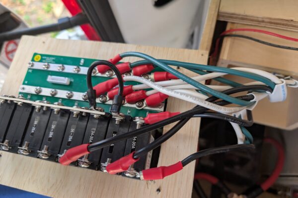 Van Build Post #27 – Electrical System, Passenger Wall, Upper Cabinet