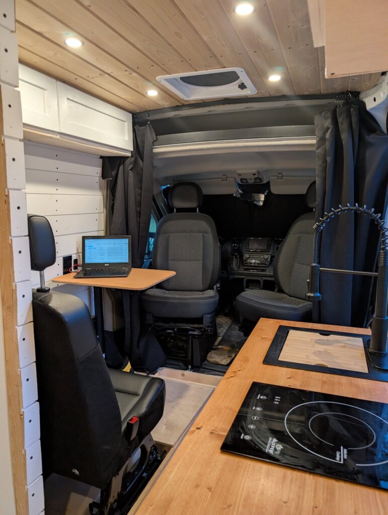 Van Build Post #30 – Shower & Upper Cabinets