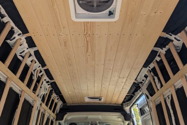 Van Build Post #12 – Ceiling & Wiring