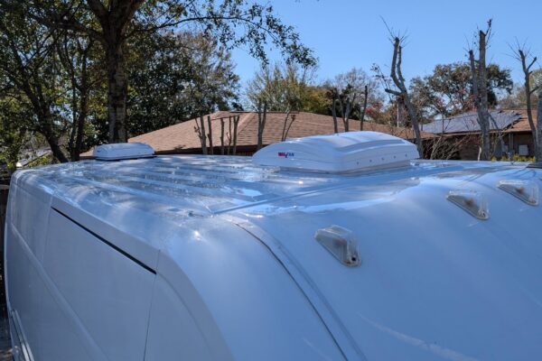Van Build Post #9: Second Hole In Van – Rear Roof Fan