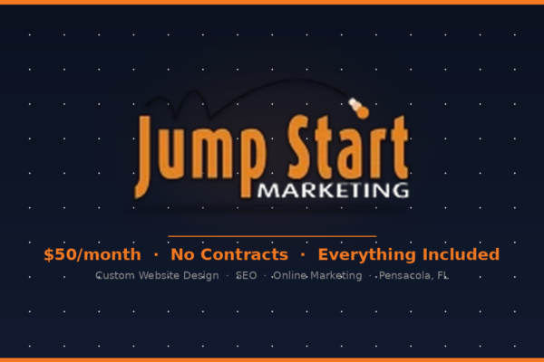 Affordable Custom Website Design in Pensacola — $50/Month, No Contracts