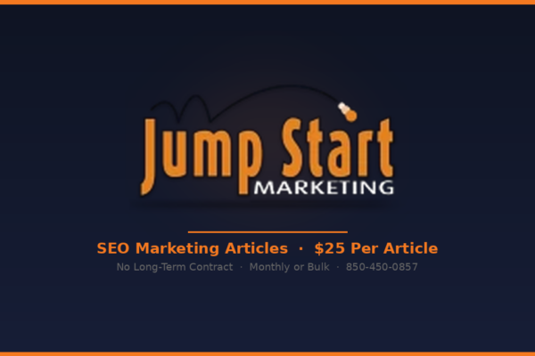 SEO Marketing Articles — $25/Article | Jump Start Marketing