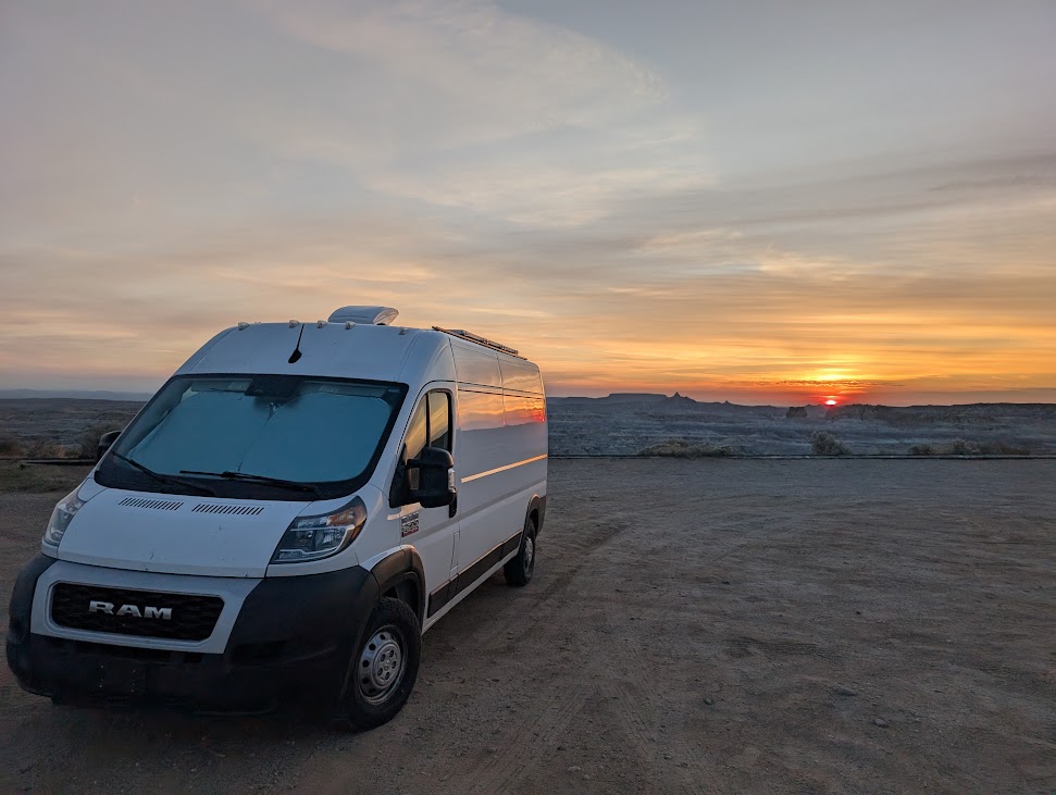Custom Van Build · Boondocking in New Mexico
